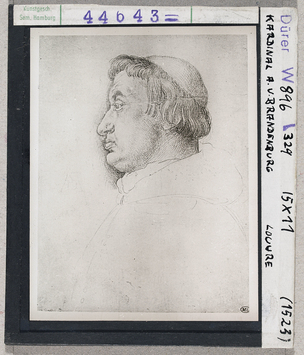 preview Albrecht Dürer: Kardinal von Brandenburg. Paris, Louvre 